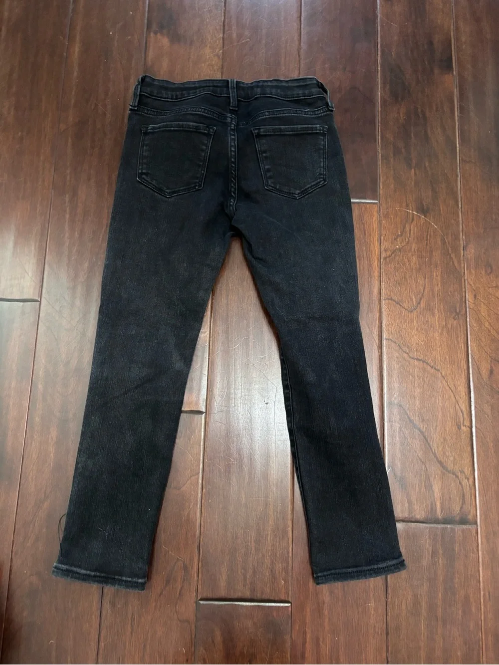 GAP Black Skinny Jeans with Ankle Zips